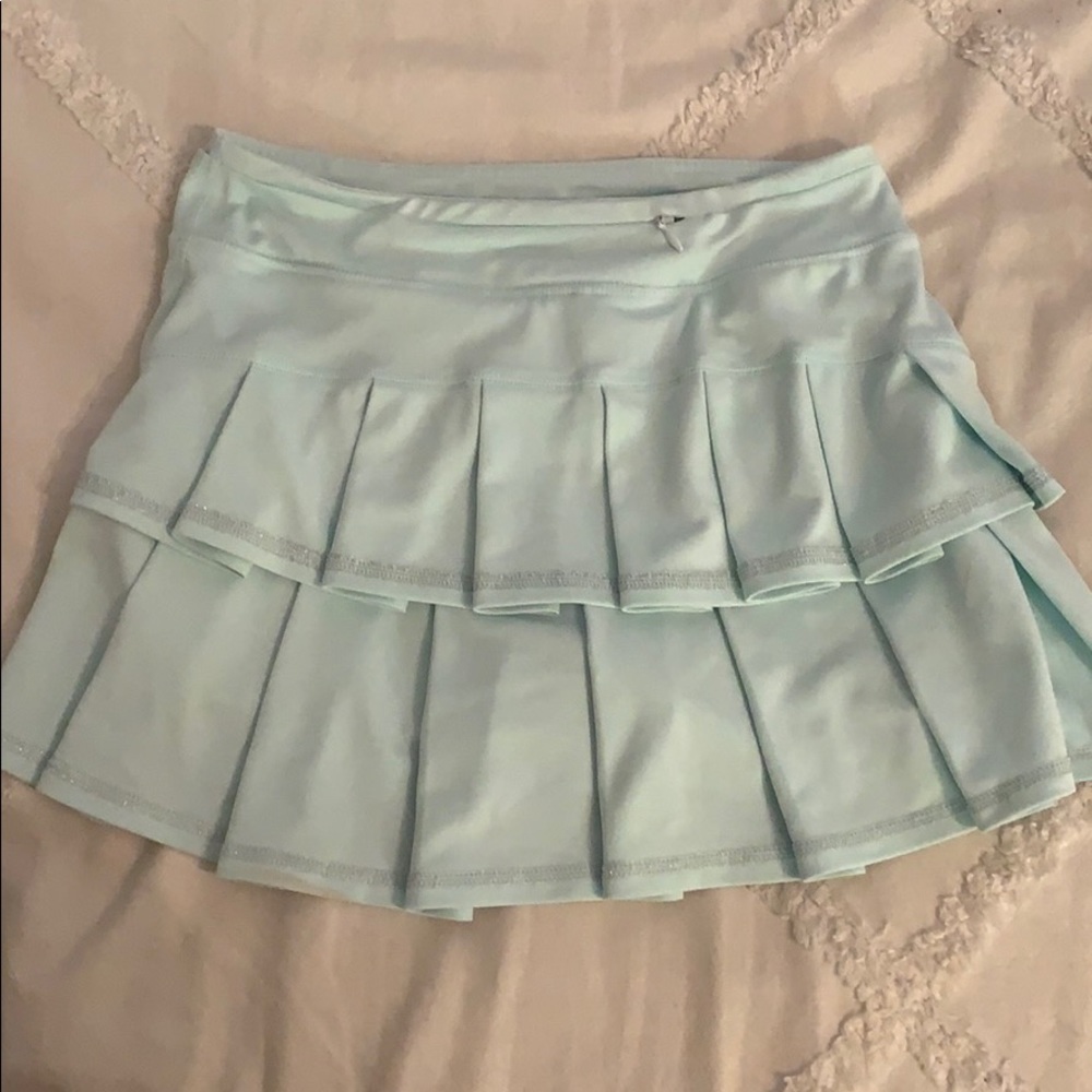 Turquoise skirt